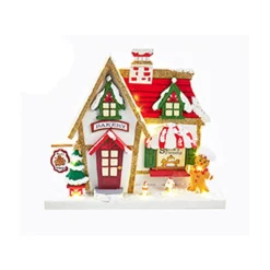 North Pole Buildings, 4 Assorted