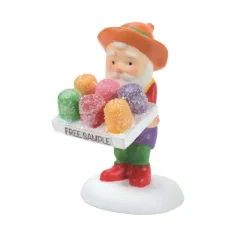 Npv, Gingerbread Button Treats, 6011414, North Pole Village