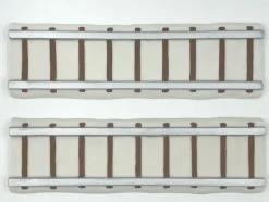 Npv, Northern Lights Straight Track Set/2, 4033845, North Pole Village