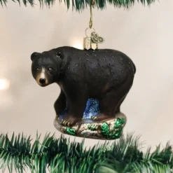 Owc Black Bear Ornament, 12207