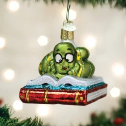 Owc Bookworm Ornament, 12514