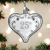 Owc 25Th Anniversary Heart Ornament, 30055