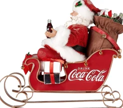 Pd, Coca-Cola®, Santa In Sleigh, Cc5202, Kurt Adler
