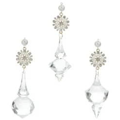 Pearl Crystal Drop Ornament