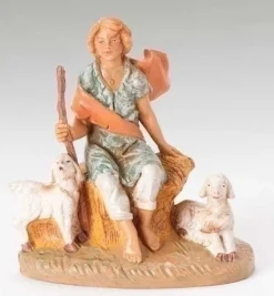 Peter Boy With Sheep 5", Fontanini, 54049