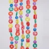 Plastic Glittered Life Saver, Ball And Candy Garland, H1737