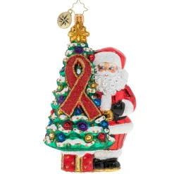 Radko Aids Awareness Christmas Tree, 1020034, Christopher Radko