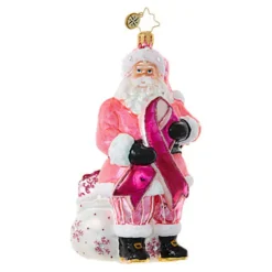Radko, Breast Cancer Santa, 1018961