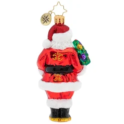 Radko, Nordmann Fir Santa Ornament, 1019783