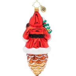 Radko, Pine Cone Claus Ornament, 1019541