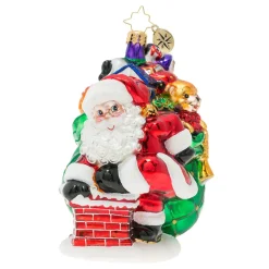 Radko Sneaking Down The Chimney!, 1019868, Christopher Radko