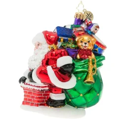 Radko Sneaking Down The Chimney!, 1019868, Christopher Radko