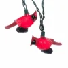 Red Cardinal Novelty Light Set 10/ Light Plastic, Ul0676
