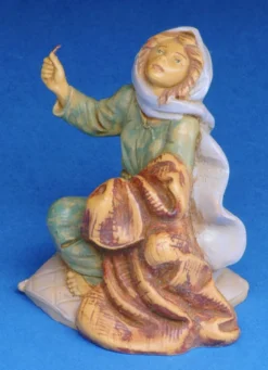 Samantha Young Woman Sewing 5". Fontanini, 57525