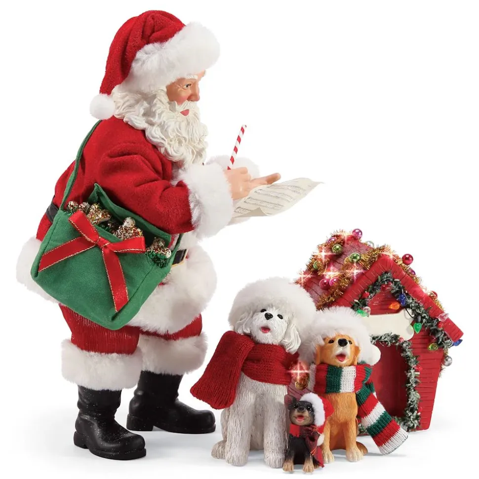 Santa And His Pets Carolers Musical. 6004333, Possible Dreams