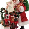 Santa And His Pets Puppy Stockings, 6008219, Possible Dreams