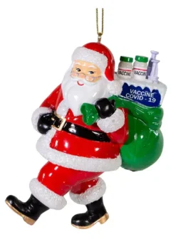 Santa Vaccine Ornament, A2129, Kurt Adler