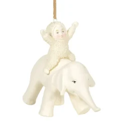 Sb, Peaceful Kingdom Elephant Ornament, 6005796, Snowbaby
