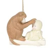 Sb, Peaceful Kingdom Monkey Ornament, 6005825, Snowbaby