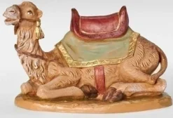 Seated Camel With Saddle Blanket, 7.5", Fontanini, 52843