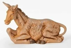 Seated Donkey, 7.5", Fontanini, 52803