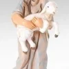 Silas Boy Holding Sheep 5", Fontanini, 57521