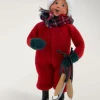 Snow Day Kid With Skates, Byers Choice, 1949B