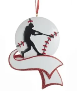 Sports Silhouette Ornament For Personalization, 3 Assorted, C6598