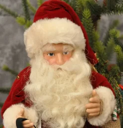 St Nick On Cow By Elaine Roesle