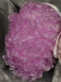 Styro Cloth Eggs With Ruffles