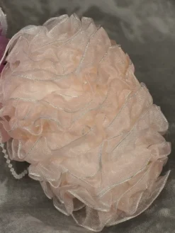 Styro Cloth Eggs With Ruffles