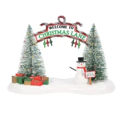Sv, A Festive Christmas Gate, 6007268, Snow Village