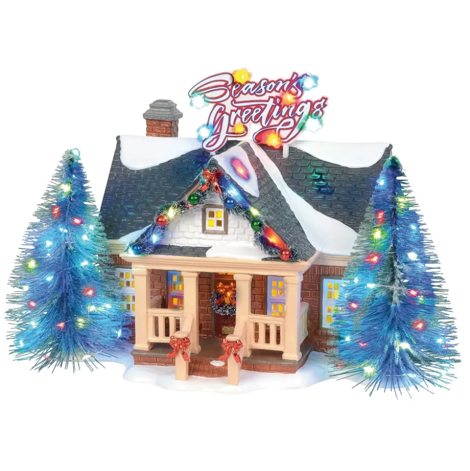 Sv, Brite Lites Holiday House, 6003131, Snow Village