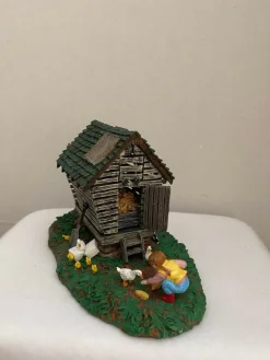 Sv, Buck's County, Feeding The Ducks, 56.55122, Snow Village