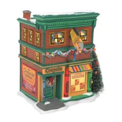 Sv, Crayola Crayon Store, 6009706, Snow Village