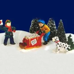 Sv, Early Morning Delivery Set/3, 56.54313, Snow Village