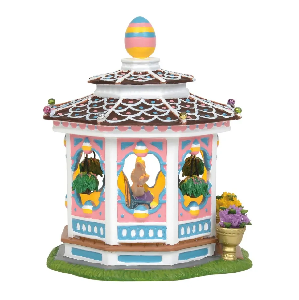 Sv, Easter Bunny Gazebo, 6004818, Snow Village