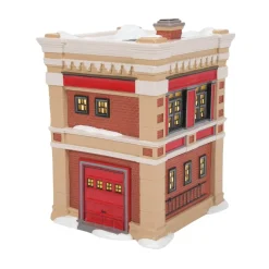 Sv, Engine 223 Fire House, 6011422, Snow Village
