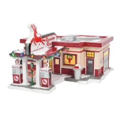 Sv, Reindeer Gas Station, 6007623, Snow Village