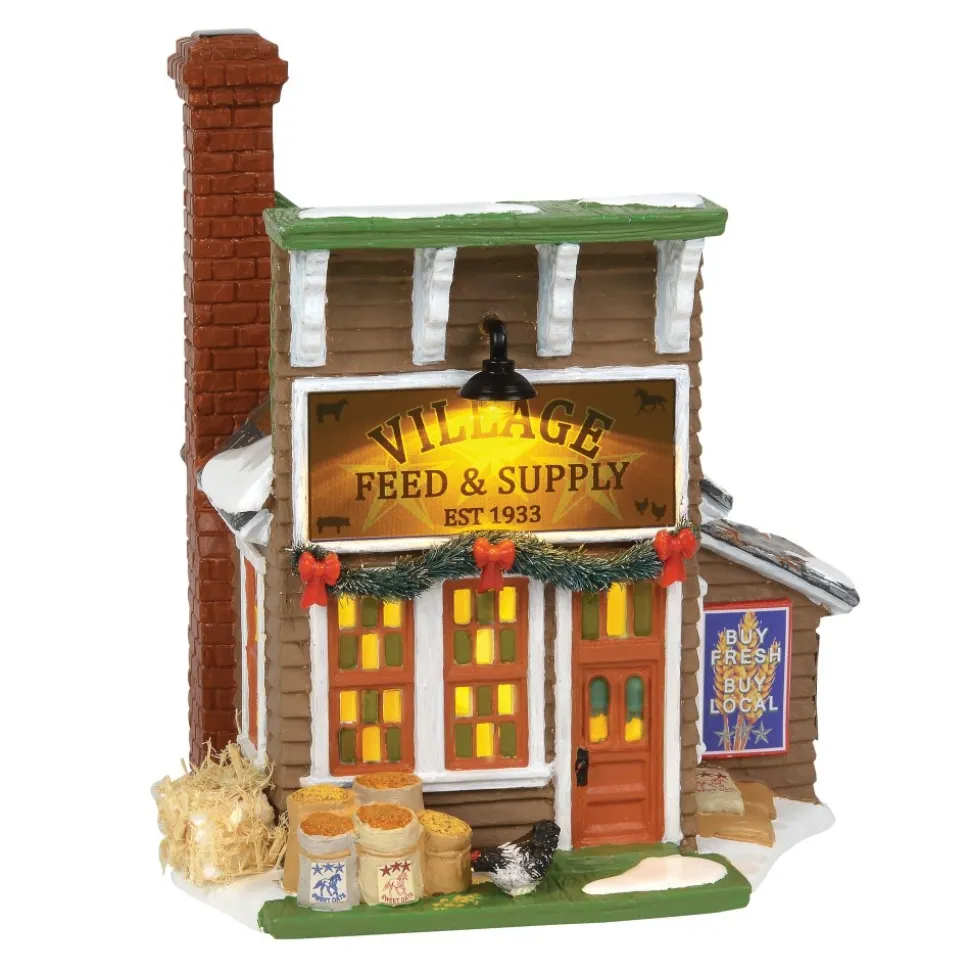 Sv, Village Feed & Supply, 6000639, Snow Village