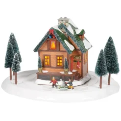 Sv, Winter Wonderland Cabin, 6005455, Snow Village