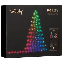 Twinkly Smart Wifi Christmas Lights Starter Set 105 Leds, Ul4105