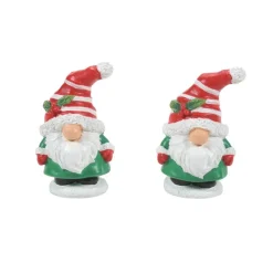 Va, Candy Cane Gnomes Set Of 2, 6011427, Department 56