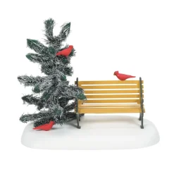 Va, Cardinal Christmas Bench, 6007663, Department 56