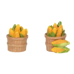 Va, Harvest Collection, Baskets Of Corn, 6006812, Department 56