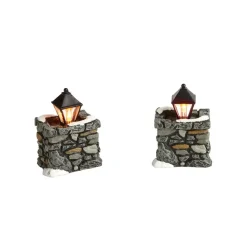 Va, Limestone Lamps, 4020257, Department 56