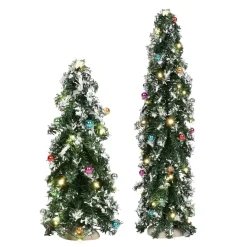 Va, Lit Festive Mountain Pines, 6003215, Department 56