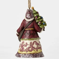 Victorian Santa With Tree Ornament