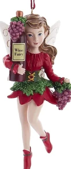 Wine Fairy [Red], E0407, Kurt Adler
