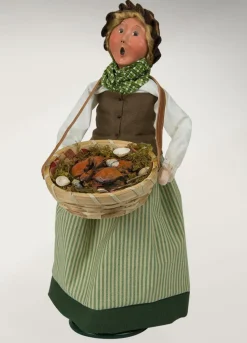 Woman Selling Crabs, Byers Choice, Zms266C
